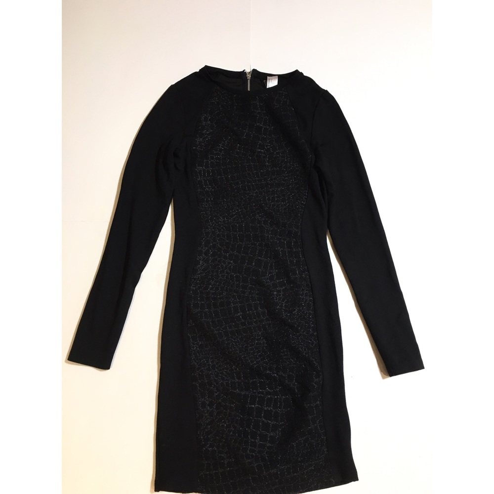 Divided (H&M) Black Snakeskin Dress
